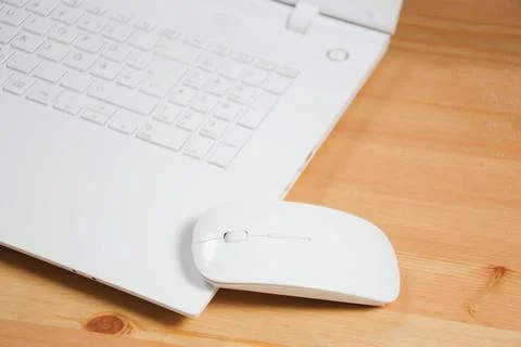 Cableless computer mouse Stock Photos