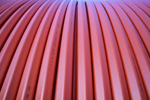 Cableroll at constructionsite 스톡 사진