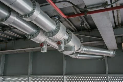 Cables and piping 写真素材