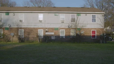 Cables Behind a Building Stock Footage 276383757