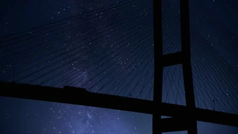 Cables Bridge Structure Road Suspension, Stock Footage 234365930