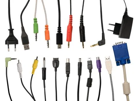 Cables collection Stock Photos