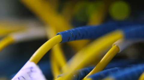 Cables. Computer wires. Wired connection Stock Footage 59141904