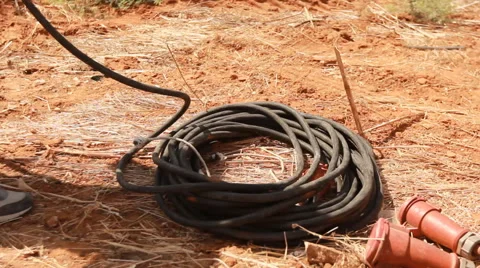 Cables Generator Stock Footage 44505989