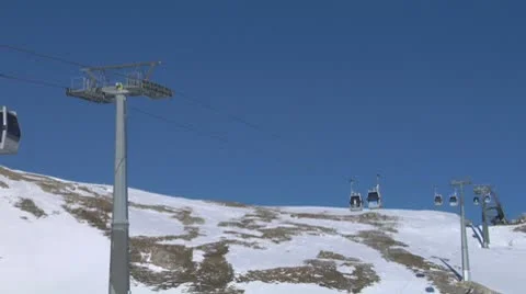 Cableway 04 Stock Footage 10687664
