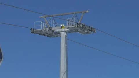 Cableway 05 Video stock 10687700