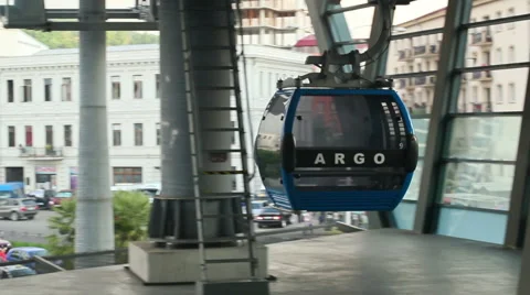 Cableway In Batumi 4 Stock Footage 53103812