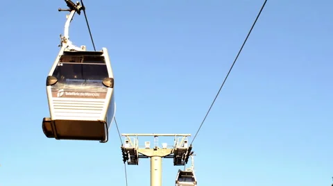 Cableway Cablecar Modern Stock Footage 51694509