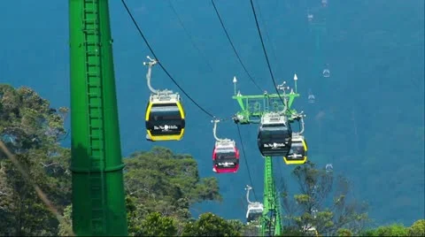 Cableway Video stock 10907169