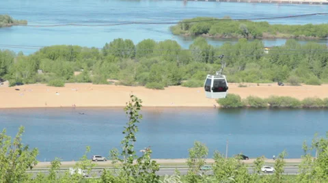 Cableway Stock Footage 27788586