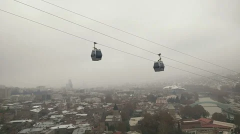 Cableway Gondola Funicular Stock Footage 44852017