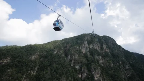 Cableway in Malaysia Stock Footage 85563162