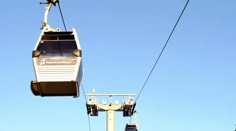 Cableway Modern Future Stock Footage 51694109