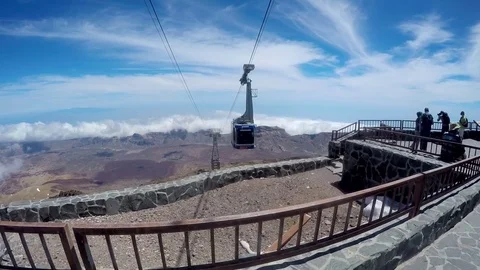 Cableway of Tenerife. Stock-Footage 78273559