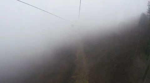 Cableway at uludag, bursa, turkey Stock Footage 51363700