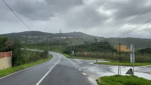 Cabo da Roca is a cape which forms the westernmost point of continental Europe. Stock Footage 237341067