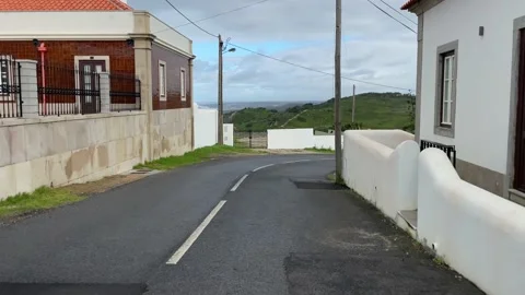 Cabo da Roca is a cape which forms the westernmost point of continental Europe. Stock Footage 237341081