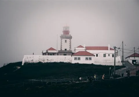 Cabo da Roca lighthouse, Lisbon, Portugal Stock Photos