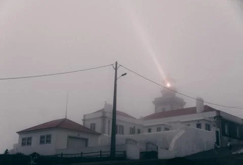 Cabo da Roca lighthouse Stock Photos