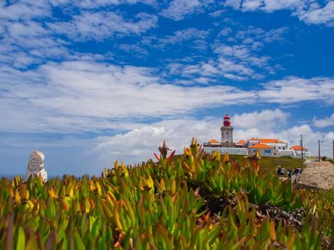 Cabo da Roca Lighthouse Stock Photos