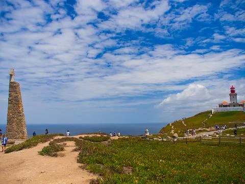 Cabo da Roca Lighthouse  Foto stock