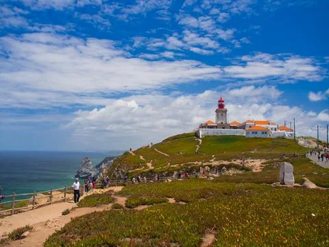 Cabo da Roca Lighthouse  Stock Photos