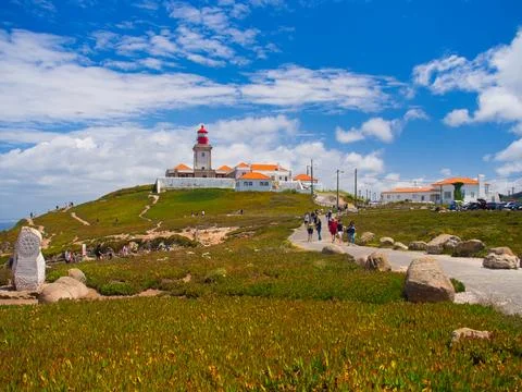 Cabo da Roca Lighthouse  Stock Photos