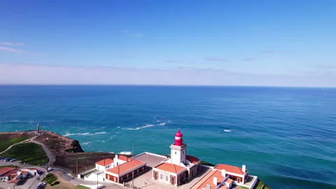  Cabo da Roca Lighthouse, Portugal Stock Footage 243174557