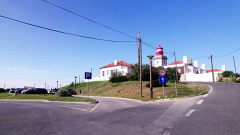  Cabo da Roca Lighthouse, Portugal Stock Footage 243192812