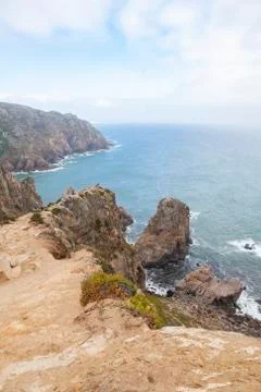 Cabo da Roca, the wester point of Europe, Portugal 写真素材