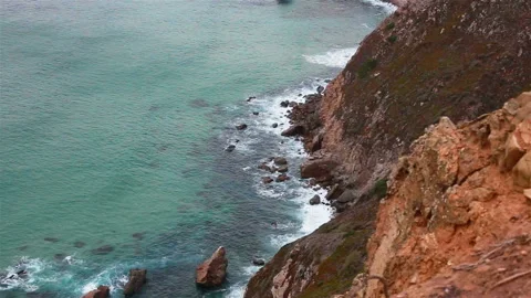 Cabo da Roca, the western point of Europe, Portugal Stock Footage 119322020