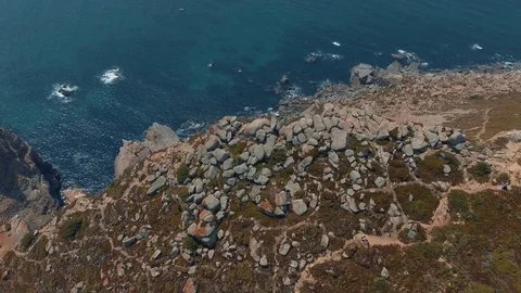 Cabo da Roca The westernmost point in Europe Stock Footage 76353250