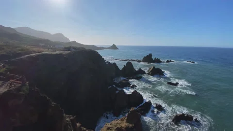 Cabo De Gata Panoramic 스톡 동영상 154610909