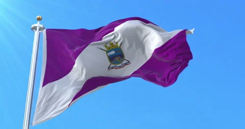 Cabo de Hornos Flag, Chile. Loop Stock Footage 157045596