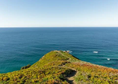Cabo De Roca the most westerly point of Europe Stock Photos