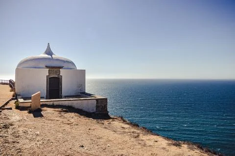 Cabo Espichel, former monastery built on the Cape, Sesimbra, Portugal Stock Photos