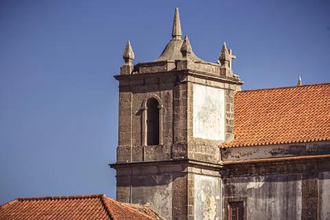 Cabo Espichel, former monastery built on the Cape, Sesimbra, Portugal Stock Photos