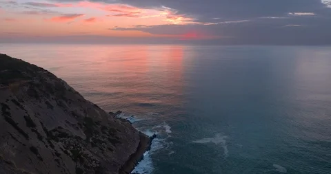 Cabo Espichel magic hour Vídeo Stock 99195402
