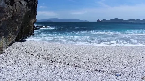 Cabo Home Cangas do Morrazo Sea Stock Footage 79152559