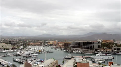 Cabo Marina time lapse Video stock 25592186