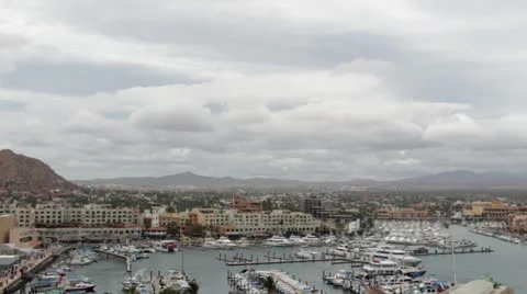 Cabo Marina time lapse Video stock 25592196