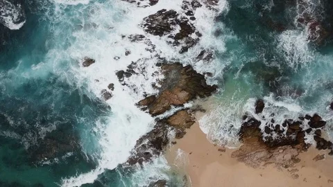 Cabo Mexico Gulf Waves Stock Footage 99150672