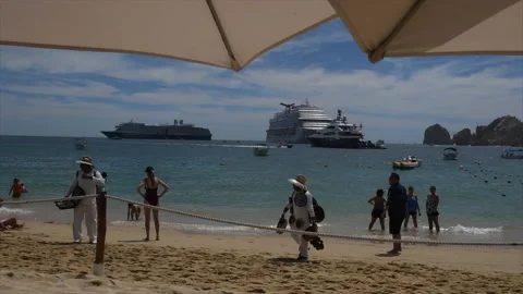 A Cabo moring Stock Footage 133373753