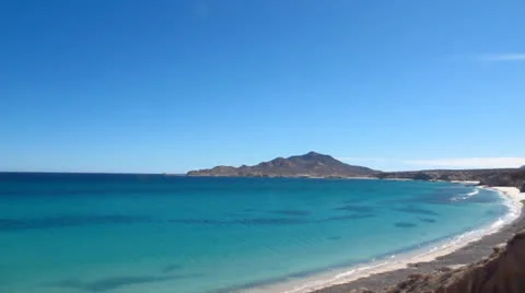 Cabo Pulmo Bay Stock Footage 24283642