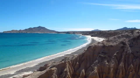 Cabo Pulmo Bay Stock Footage 24283716