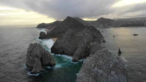 Cabo San Lucas Drone Stock Footage 138597860