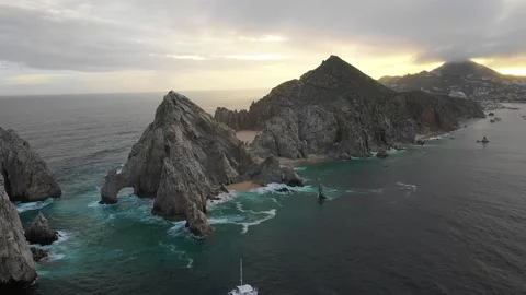Cabo San Lucas Drone Stock Footage 138598022