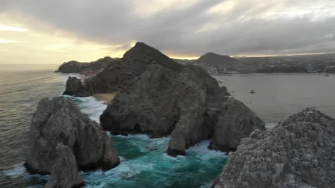 Cabo San Lucas Drone Stock Footage 138598035