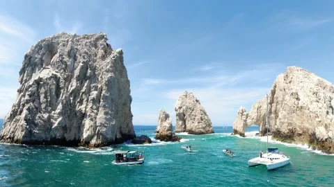 Cabo San Lucas Lovers Beach Video stock 166359550