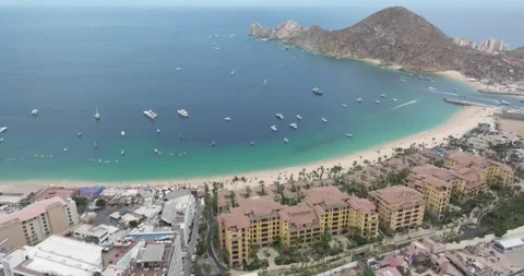 Cabo San Lucas Panoramic Stock Footage 240683420